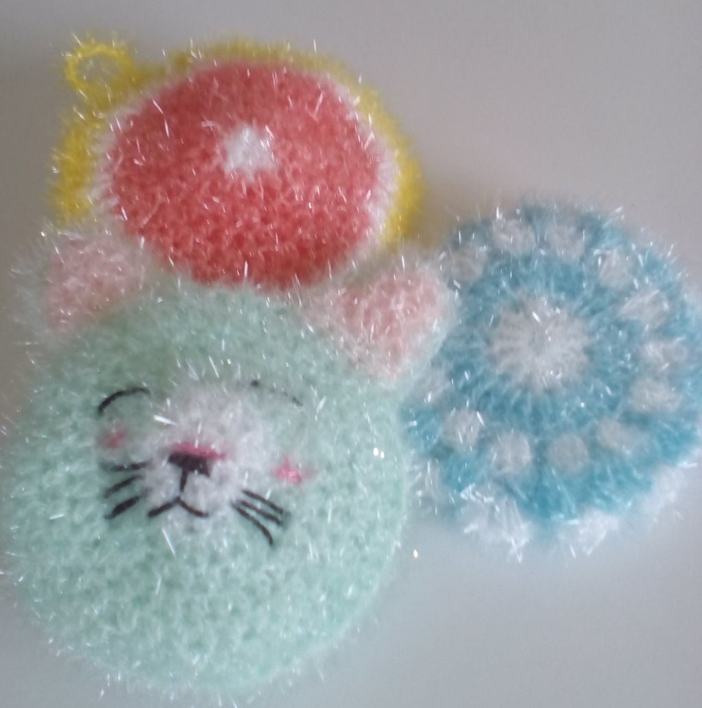 tawashi en forme de chat